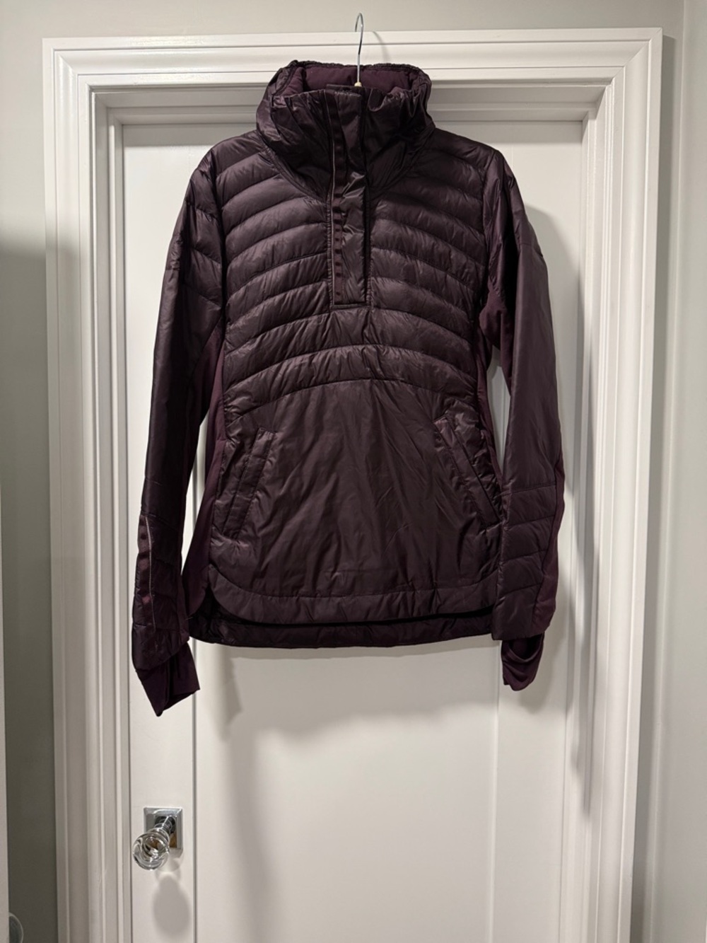 lululemon athletica Quilted Pullover Puffer Jacket in Plum
